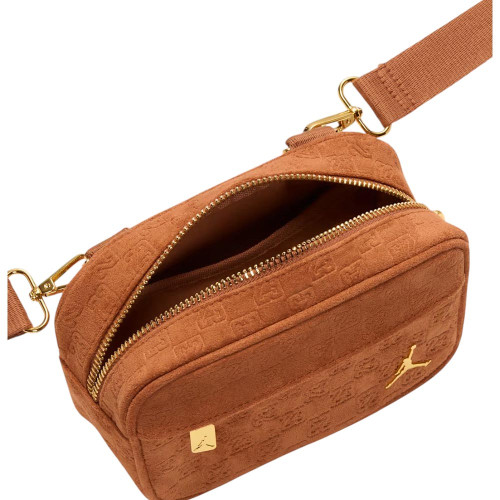 Jordan Τσαντάκι ώμου Suede Monogram Camera Bag